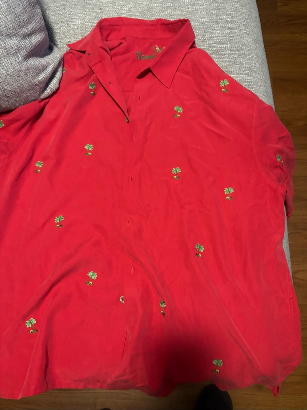 Bamboo Cay Button Down Mens Shirt XL